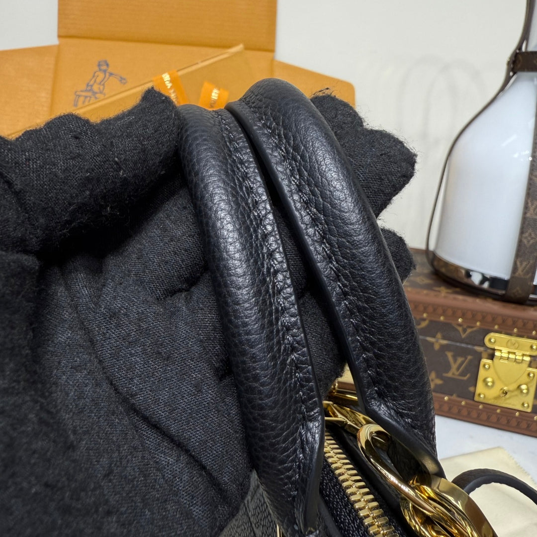 Embossed Leather Handbag